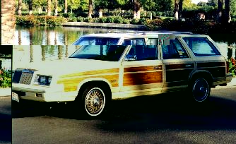 1985 K car LeBaron Town and Country Wagon